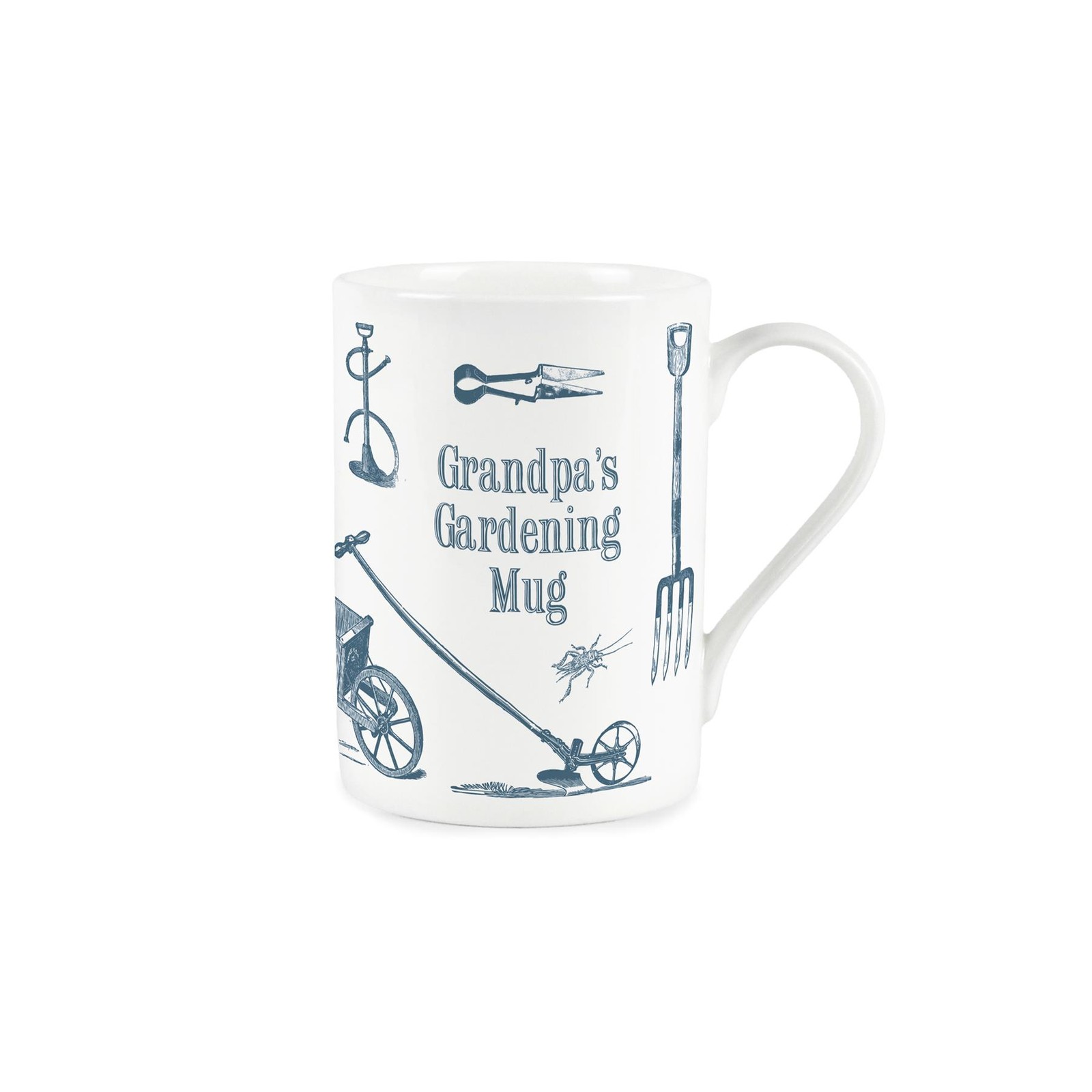 Grandpas Gardening Mug - Vintage Bone China Tea/Coffee Cup Gift