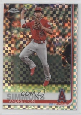 2019 Topps Chrome Mega Box X-Fractor Andrelton Simmons #4 5sb