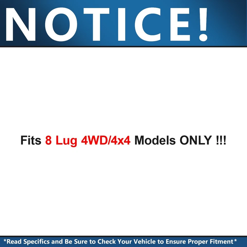 4WD Front Wheel Bearing and Hub for Chevrolet Silverado GMC Sierra 2500 HD 8 Lug - Image 2 of 4