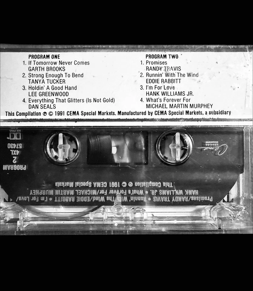 Shell Gas Promotional Cassette Further Down the Road Various County Artists 1991 - Image 2 of 2