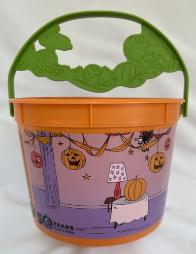 McDonald's Halloween Bucket Pail PEANUTS, MINIONS, FRANKENSTEIN w/ stickers - Picture 19 of 24