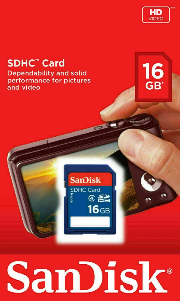 SanDisk 16GB Memory Card For Agfa Photo Realishot DC8200 DC9200, DC5500 DC5200 - Image 2 of 3