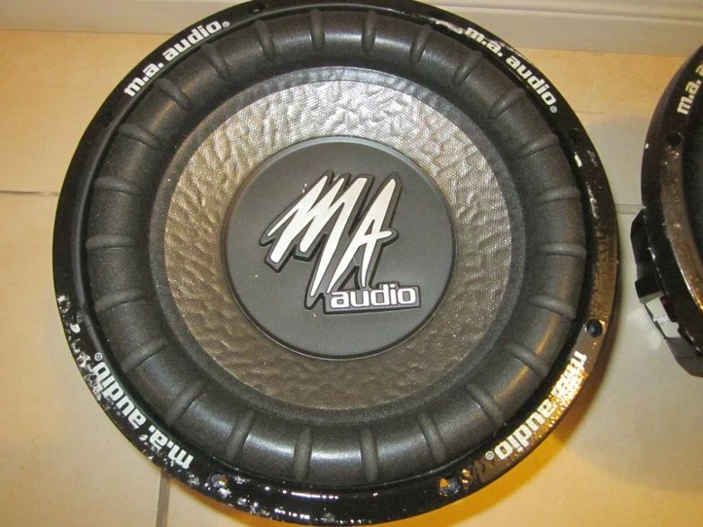 Lote de 2 subwoofers para coche MA Audio Ma100XE Foto 3 de 4