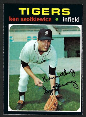 1971 Topps Hi #749 Ken Szotkiewicz ROOKIE Card RC EXMT o/c Detroit Tigers