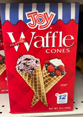 Joy Cone, Waffle Cone, 7 Ounce (Pack of 1)