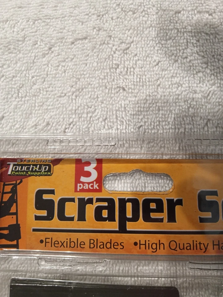(2) Juegos de rascadores de 3 piezas cuchillas flexibles y 2 raspadores de cuchillas rígidas NUEVO Foto 3 de 4