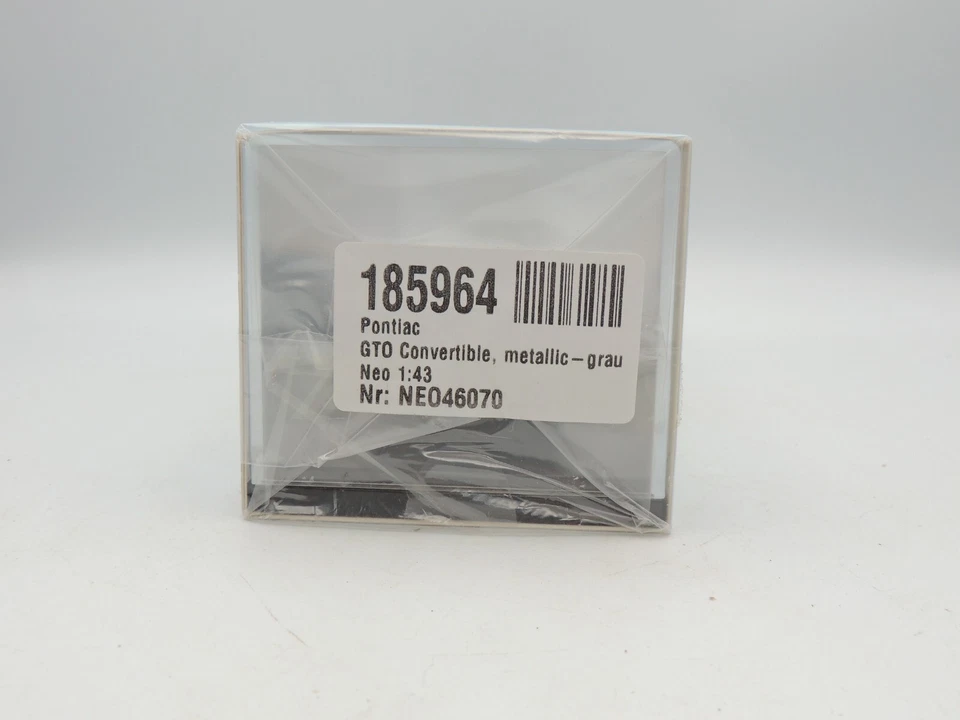 Neo Scale Models - Pontiac GTO Convertible - Gris Métallisé - 1/43 - Photo 3/4