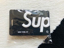 Supreme Black Box Logo Classic ID Card Holder Luggage Tags Rings Key Chains Gift