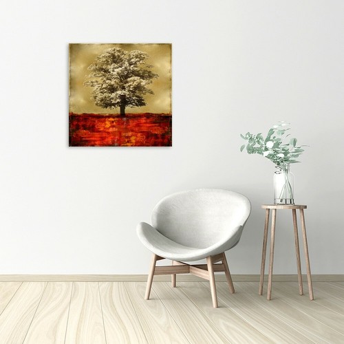 Stampa su Tela su Carta Poster o Quadro Turner Eric Stately - Red on Gold - Picture 2 of 2
