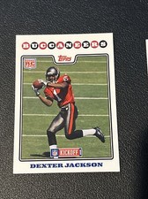 2008 Topps Kickoff Football Card #199 Dexter Jackson Tampa Bay Buccaneers Rookie