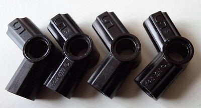 Lego 4 x Achs- Pin- Verbinder 32015 No.5 schwarz Zubehör Technic