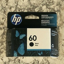 HP Black CC640WN140 60 Ink Cartridge New In Box Exp 11/2019 Free Shipping