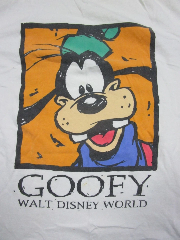 Camiseta De Colección Años 90 Walt Disney World Goofy el Perro Gráfico (L) Mickey Inc. Foto 3 de 4