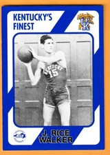 J. Rice Walker Kentucky Wildcats 1989 card #278 Lexington Henry Clay High 16M