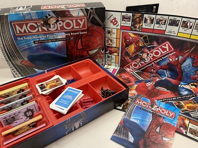 Spider-Man Monopoly Parker Brothers Marvel Brettspiel (2007) vollständig
