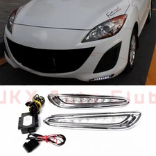 For Mazda 3 Axela 2010 2012 2013 Drl Led Daytime Fog Lights Wturn Signal Lamp G