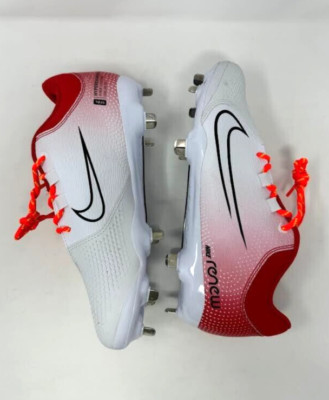 NIKE ' HYPERDIAMOND 4 PRO ' WOMENS SOFTBALL CLEATS ' SIZE 7 ' UNIVERSITY RED