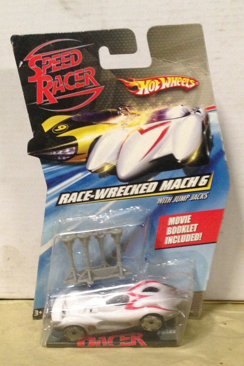 2007 Mattel Hot Wheels Speed Racer Mach 6 Car With Jump