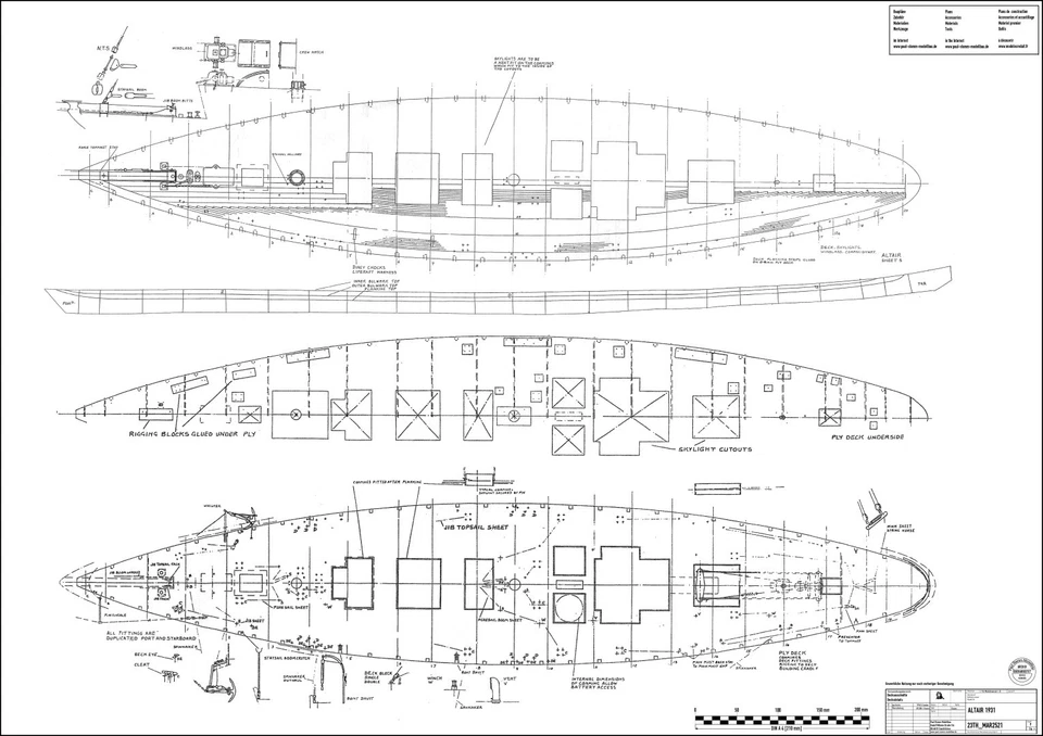 ALTAIR, William Fife III 40m. Schonerjacht von 1931 - Bild 3 von 4