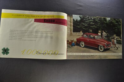 1960 Skoda Octavia Sedan Catalog Brochure Motokov Original 60 | eBay