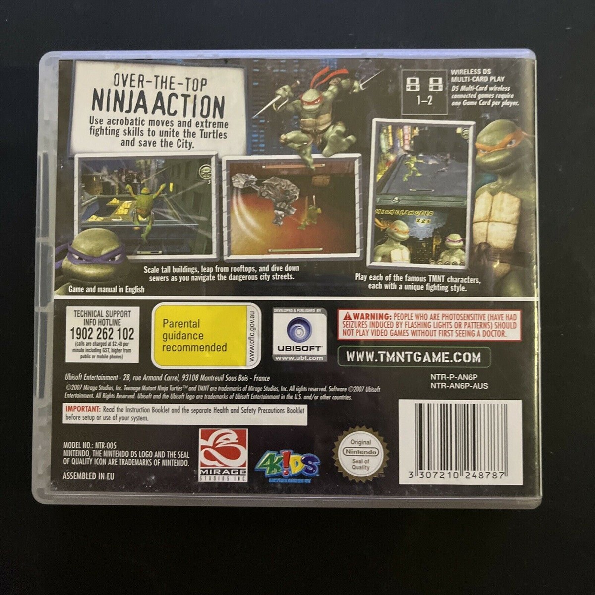 タートルズ　DSソフト　北米版 中古】NDS Teenage Mutant Ninja Turtles / Game＊ニンテンドーDS