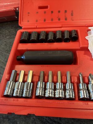 Snap-on 234epit 3/8 drive 34 Pc impact driver socket set sealed | eBay