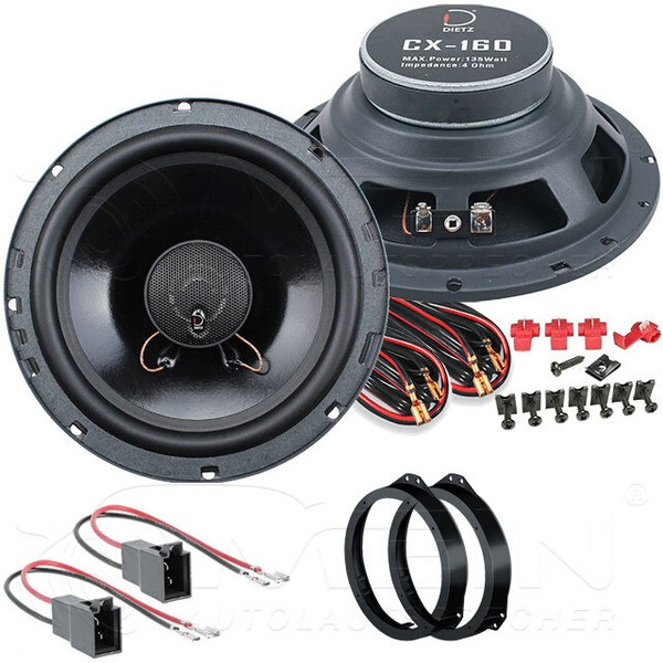 Dietz Auto Lautsprecher FüR Opel Calibra 1989-1997 Front Vorn 2-Wege 135W #Bdog-image