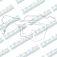 1969 Chevy Chevrolet Camaro 9Pc Brake Line Set Power Disc Brake Oem 2 Pc F-R