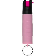 Police Magnum Pequeño Spray de Pimienta Autodefensa - Paquete de 1 Llavero 0,75 OZ Funda ROSA