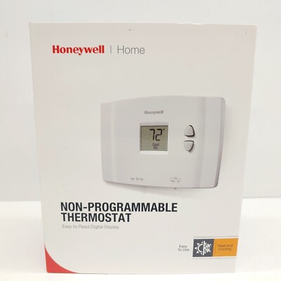 Honeywell Non-Programmable Thermostat Digital Display Heat u0026amp; Cold  RTH111B1016 | eBay