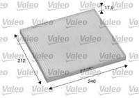 Valeo 698895 Filter, Innenluft FüR Kia