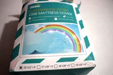 BILOBAN WATERPROOF FITTED CRIB MATTRESS COVER PROTECTOR QILTED  28" X 52" +9"