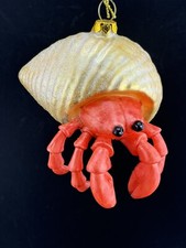 Robert Stanley Christmas Hermit Crab Ornament Nautical Beach Ocean