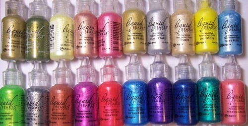 .5oz Liquid Pearls Dimensional Pearlescent Paint for Fabric & Paper U Pick Color - Picture 2 of 44