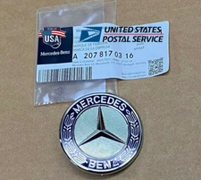 Mercedes-Benz C CL CLK CLS E GL GLK ML SL R S Class Hood Emblem Badge Genuine OE