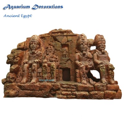 Ancient Egypt Ruins Ornament Temple Aquarium Decorations For Fish Tank Terrarium Ebay