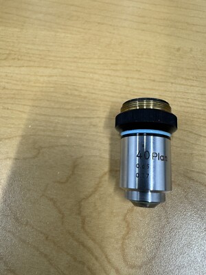 Nikon Plan 40, 0.65, 0.17  Microscope Objective Lens, Clean Optics (Tested)