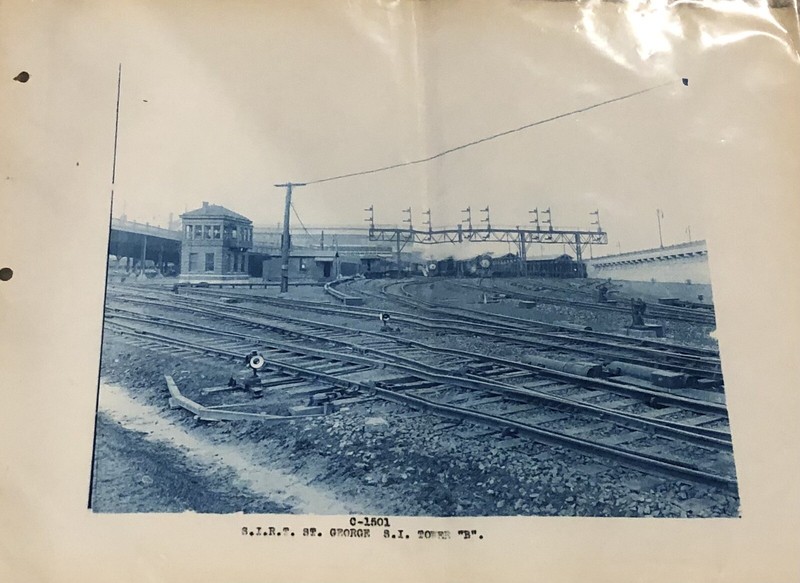 Staten Island Rapid Transit St. George Original Paper Photo Very Old