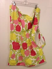 Bebe au Lait Nursing Cover Green Pink Floral Peony Cotton USA Made