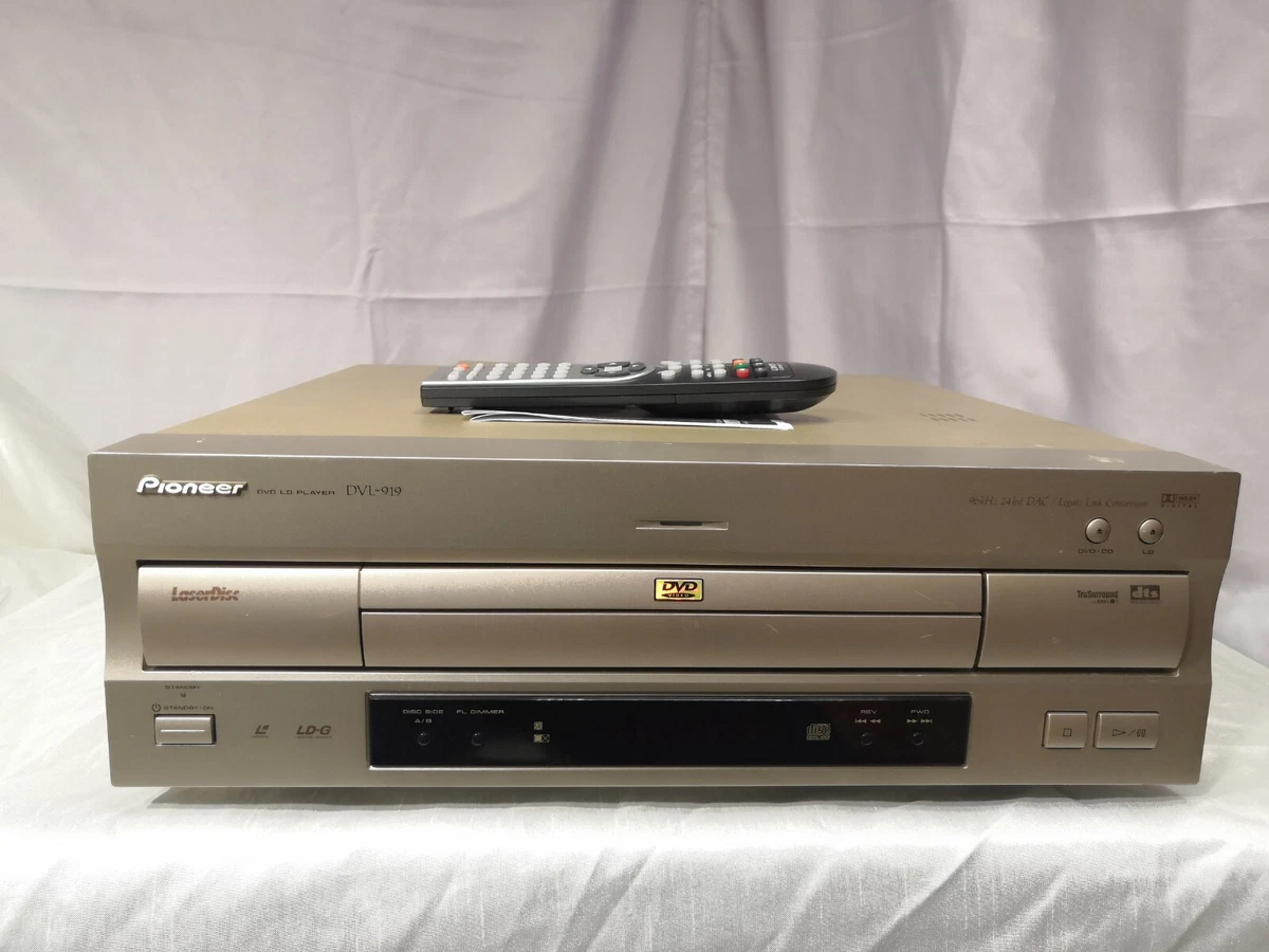 ボトムを作り続け40年 Pionner パイオニア DVL-919 DVD LD プレーヤー
