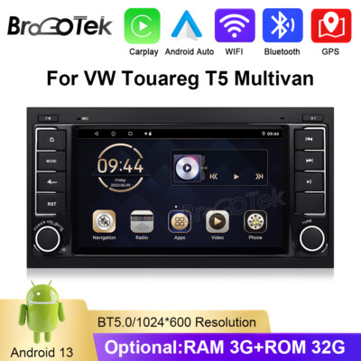 For VW Touareg T5 Multivan Car Head Unit Android 13 Radio GPS NAVI WIFI 3+32GB