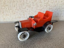 Vintage Soviet children's toy plastic car retro convertible USSR model