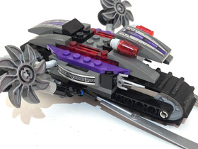 Lego Ninjago 70722 Overborg Attack Incomplete Cyrus Borg Nindroid + Vehicle Only