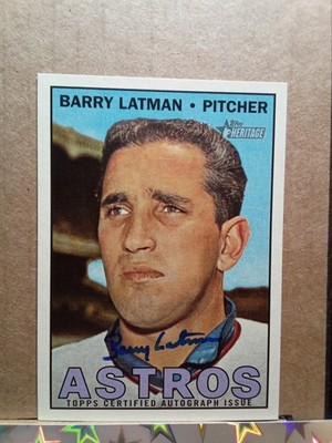 2016 Topps Heritage #ROA-BL Barry Latman AU