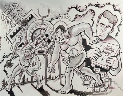 RICK JONES DIARY    MIKE BENNETT'S  ORIGINAL  ART   (2025)  12/1/2025. 5