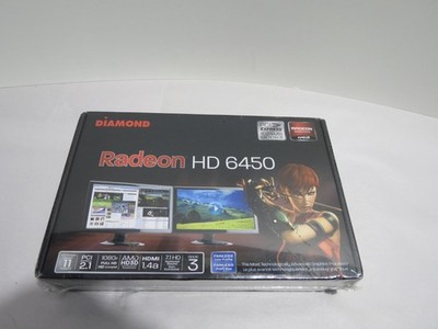 ATI Radeon HD 6450 (6450PE31G) 1GB/1GB GDDR3 SDRAM PCI Diamond Multimedia AMD