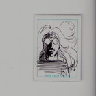 HAND DRAWN SKETCH CARD ART SIGNED BY  J.K. WOODWARD 2007 — photo 1