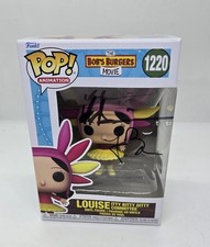 Loren Bouchard Bernard Derriman SIGNED Bob's Burgers Louise FUNKO POP #1220 SWAU