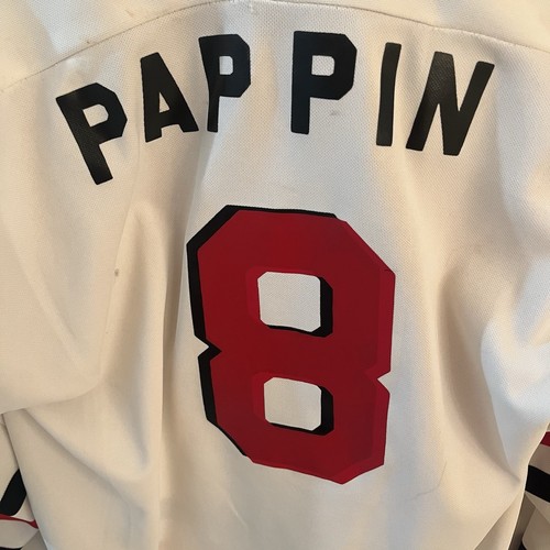 CCM Maska Chicago Blackhawks NHL Hockey Jersey White Men Medium M Jim Pappin 8 - 第 10/12 張圖片