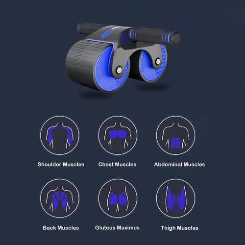 AB Wheel Roller with Automatic Rebound Assistance and Resistance Springs Perf... - Picture 6 of 7